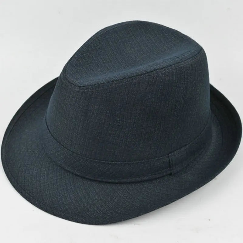 Autumn&Winter Hats For Men Fedoras Top Jazz Plaid Hat Adult Bowler Hats