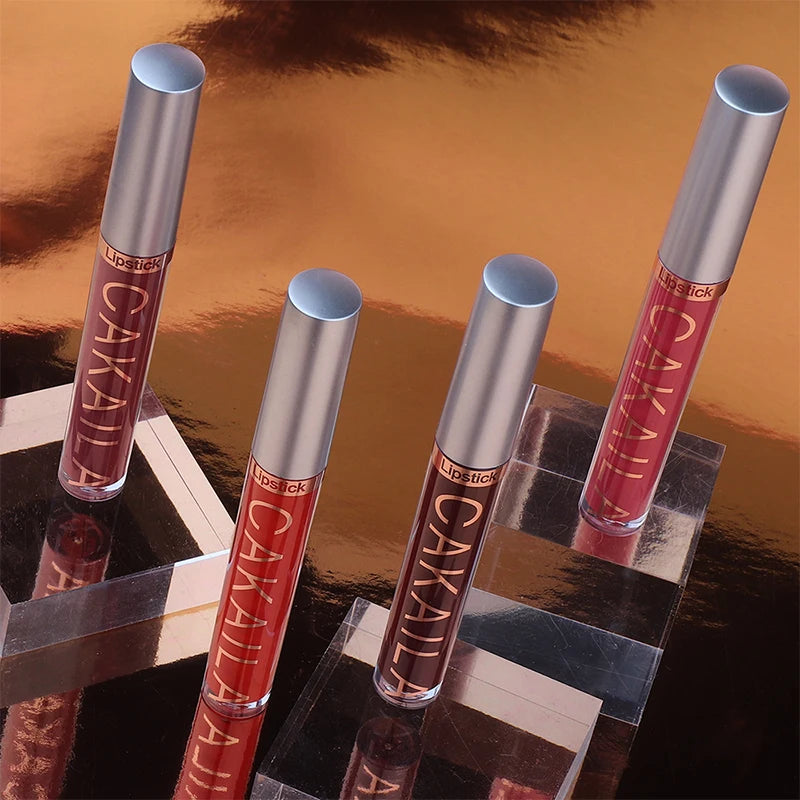 18 Colors Long-lasting Nude Lip Gloss Matte Velvet Lipstick Waterproof Liquid Lipstick Women Korea Cosmetic Moist Lip Tint