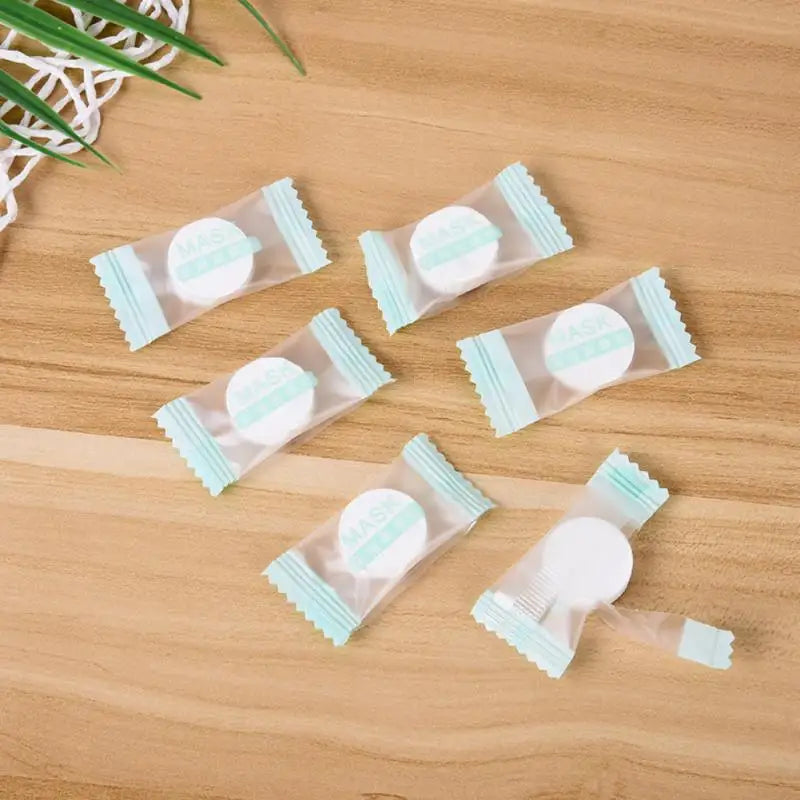 15/30/50/100PCS/Set Facial Compressed Masque Disposable Wrapped Ultra-thin Moisturizing Masks Sheets Tablets for DIY Skin Care