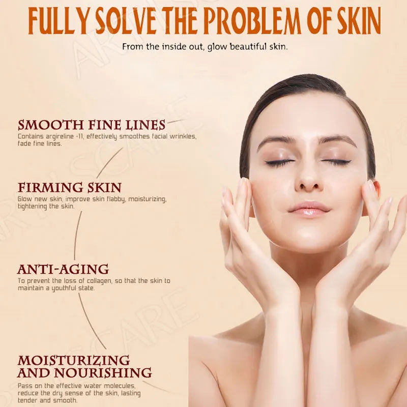 ARTISCARE Six Peptides Face Serum 5pcs/Lot Moisturizing Facial Essence Skin Care Peptide Face Liquid