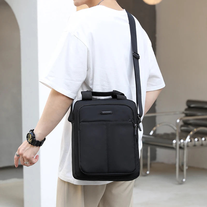 Fashion Top Handle Men Handbag Casual Bussiness Men Fabric Shoulder Bag High Quality Durable Oxford Men Messenger Shopping Bag
