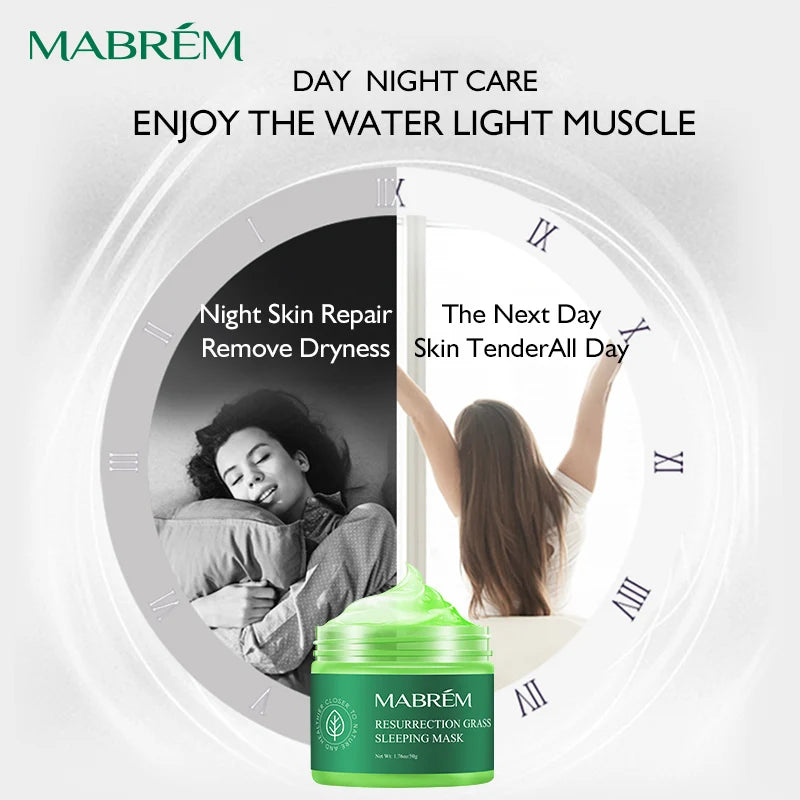 MABREM Anti Aging Sleeping Mask Moisturizing Hydrating Whitening Mask Cream Anti-Wrinkle Beauty Facial Skin Care Night Repair
