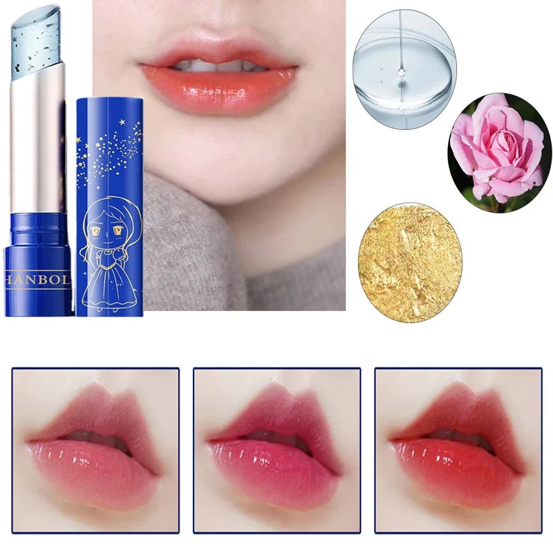 Star Brilliant Temperature Change Moisturizing Lipbalm Waterproof Lipstick Durable Nutrition Crystal Jelly Gloss Labial Lip Care