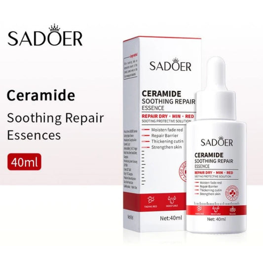 40ml SADOER Ceramide Soothing Repair Essence Face Moisturizing Serum Repair Dry Redness Hydrating Multiple Repair Skin Care