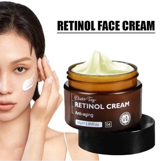 Retinol Face Cream Anti Wrinkle Firming Lifting Improve Lines Brightening Fine Moisturizing Whitening J2H6