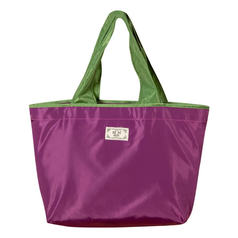 Large Supermarket Shopping Bag Drawstring Vegetable Fruit Bag Environmental Protection Fashion Shoulder Bag Handbag Grocery Bag