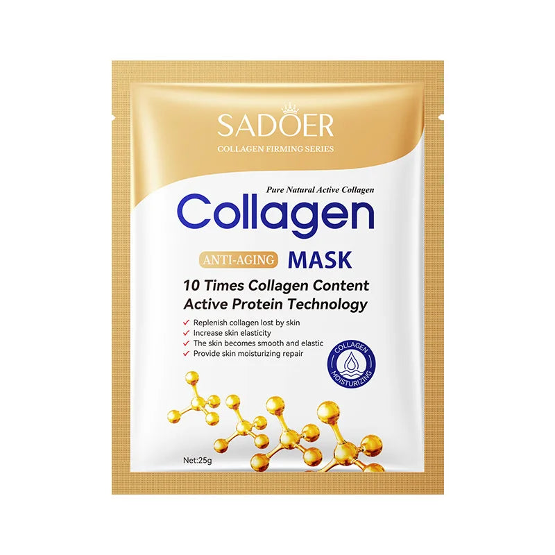 10pcs Collagen Firming Face Mask Moisturizing Repair Brightening skincare Face Sheet Mask Facial Masks Skin Care Products