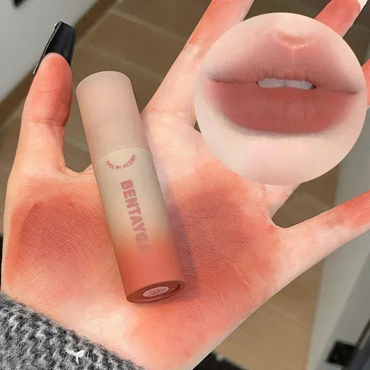 6 Colors Matte Lip Gloss Waterproof Easy To Wear Velvet Rose Red Brown Lip Mud Nude Lasting Liquid Lipstick Lips Makeup Cosmetic