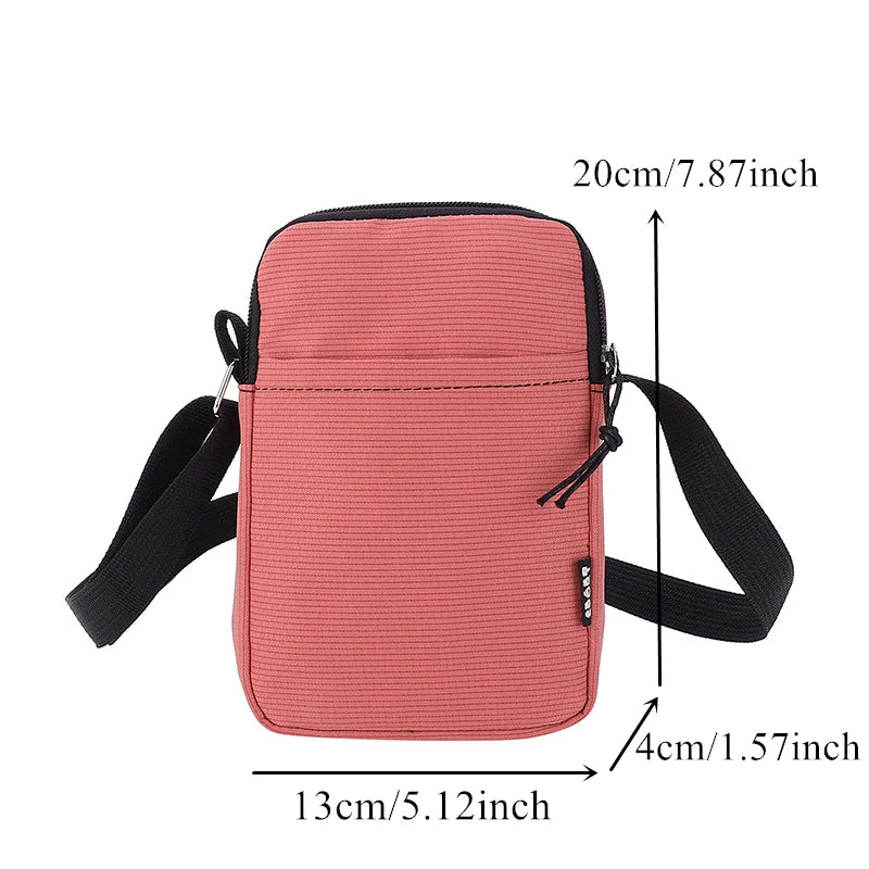 New Fashion Mobile Phone Bag Women's Messenger Bag All-match Mini Small Crossbody Bag Hanging Neck Coin Purse Vertical Handbag