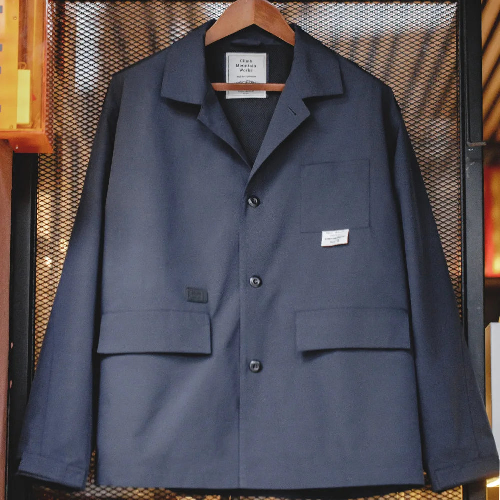Maden Mountain Style Outdoor Multi-Pocket Suit Jacket Cityboy Flat Lapel Casual Versatile Coat Men's Blazer Spring And Autumn