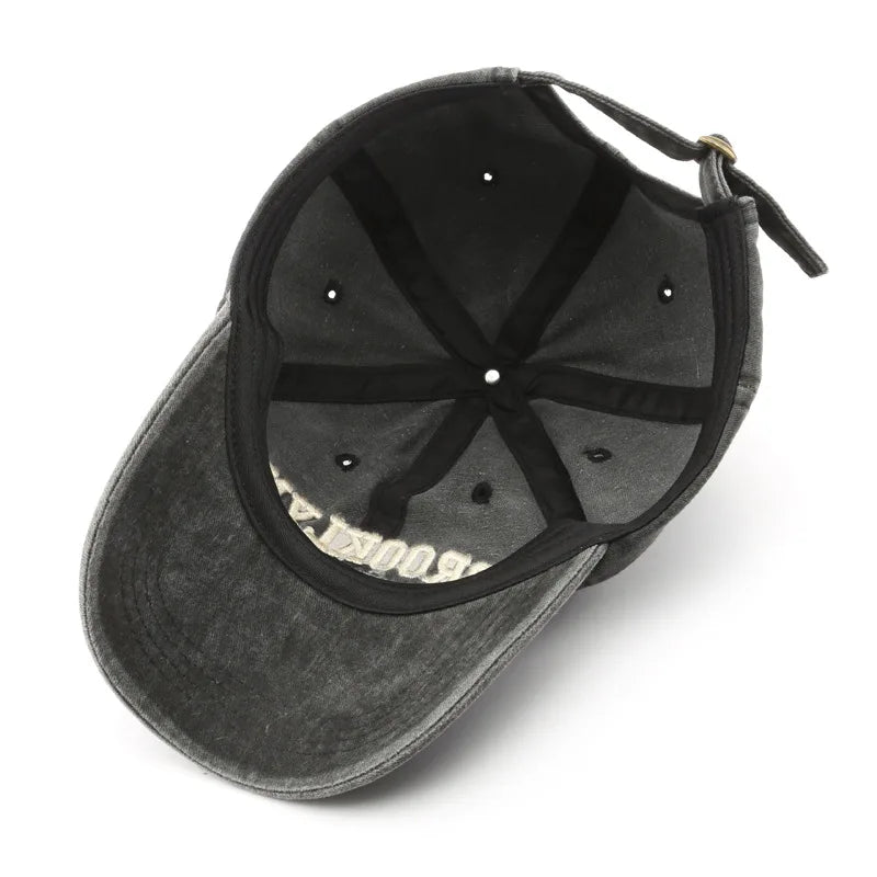 Retro brooklyn Letter Embroidery Baseball Caps Spring Summer Men Women Cotton Adjustable Casual Hat Hip Hop Streetwear Sun Hats