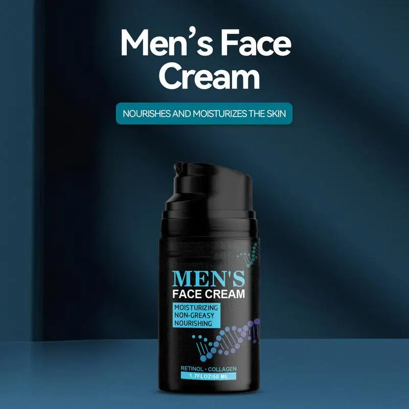 50ml Men's Moisturizing Cream Men Skin Tightening Cream Pore Shrink Facial Skin Cream Moisturizing Tightening Skin Repair Cream