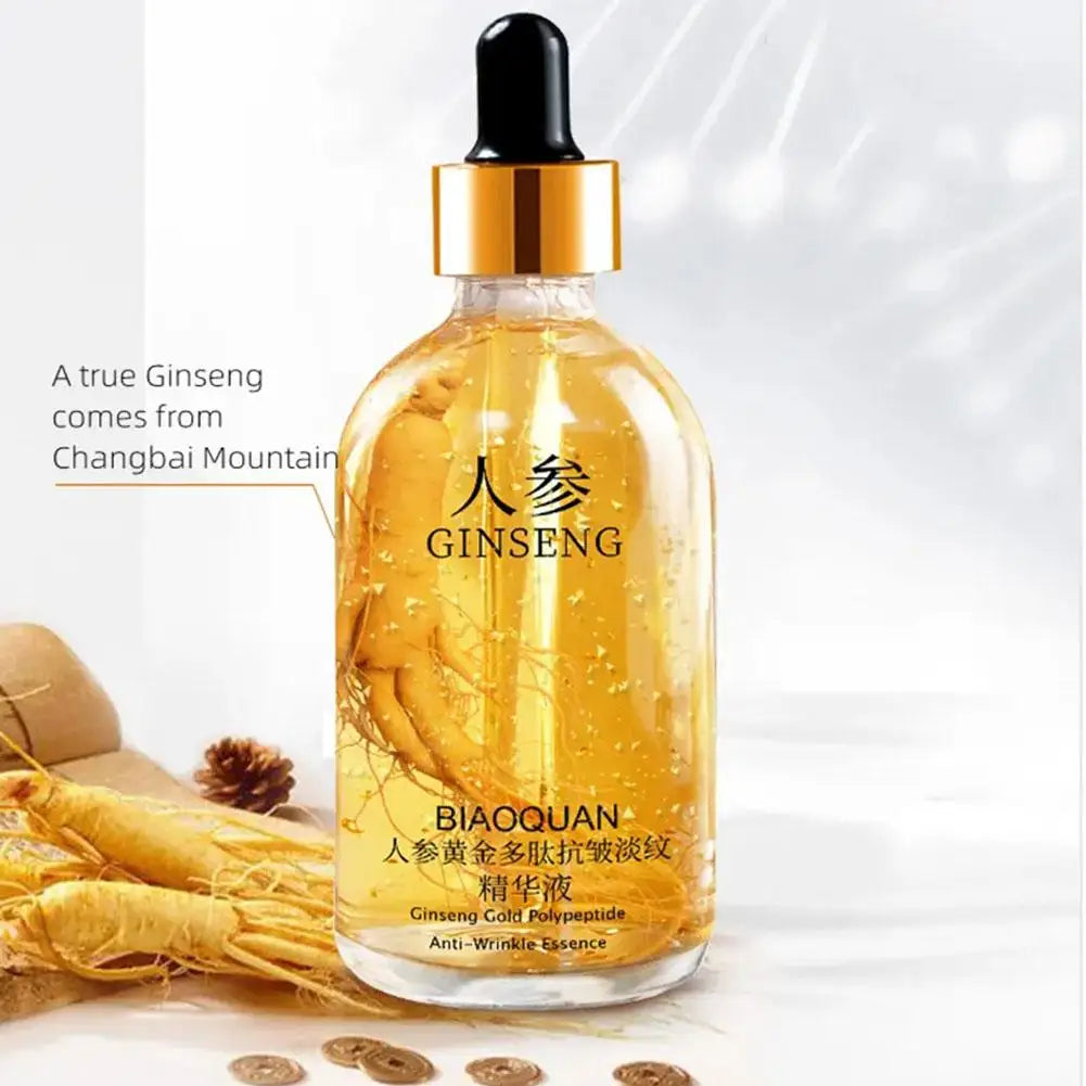 100ml/120ml Ginseng Essence Water Golden Ginseng Essences Facial Essence Hyaluronic Acid Moisturizing Serum Skin Care