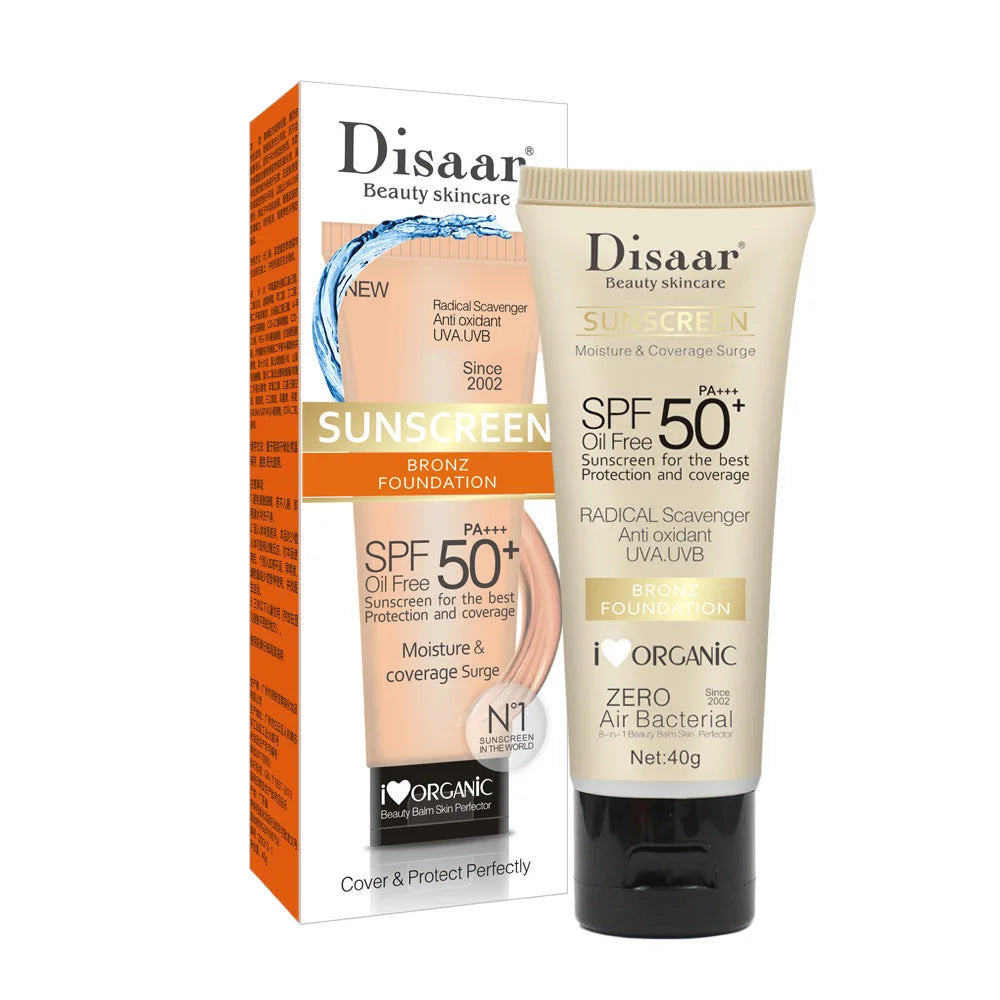 Disaar SPF 50 Face Sunscreen Whitening Sunblock Skin Protective Cream Anti-Aging Oil-control Moisturizing Sun Screen Cream