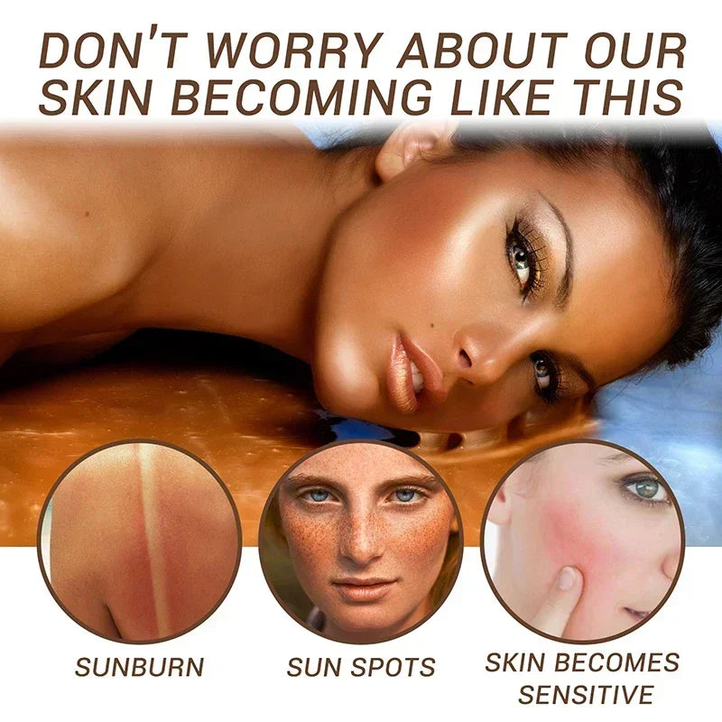 Fake Tan Peptide Serums Liquid Dark Self Tanning Serum Drops Face Body Sunbeds Outdoor Cream Sunburn Skin Repair for Fine Lines