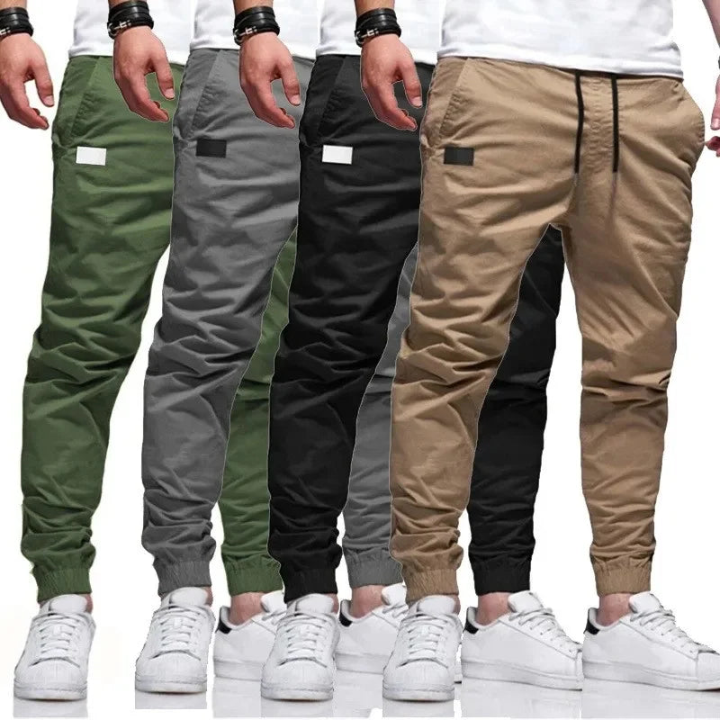 Spring And Autumn New Men's Casual Sports Pants Sweatpants Male Jogger Cargo Harem Pencil Pants Trousers Multi-pocket Sweatwear