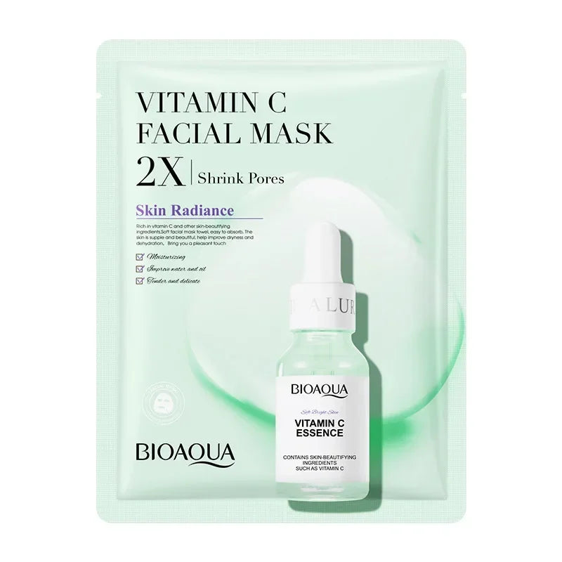 10/20pcs Centella Collagen Face Mask Moisturizing Refreshing Sheet Masks Hyaluronic Acid Facial Mask Skin Care Products