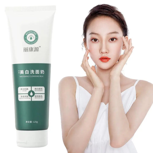 120g Deep Cleansing Face Cleanser Niacinamide Whitening Shrink Washing Refining Cleanser Facial Skin Moisturizes Skin Pore V6F1