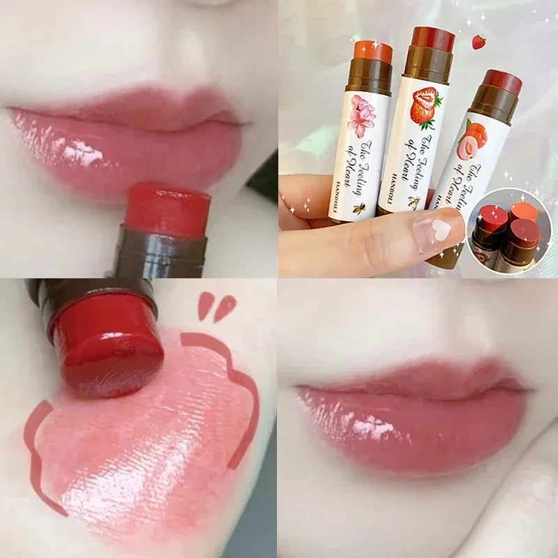 1/3pcs Colored Lip Balm Moisturizing Lip Tint Long Lasting Waterproof Change Color Lipstick Cosmetics for Women Girls Lip Makeup