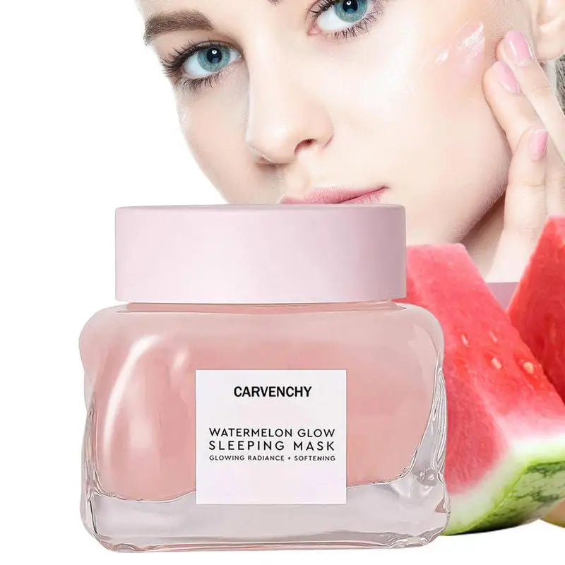 Glow Watermelon Moisturizer Face Moisturizer For Oily Skin Hydrating Overnight Face Skin Care With AHAs Hyaluronic Acid 1.6