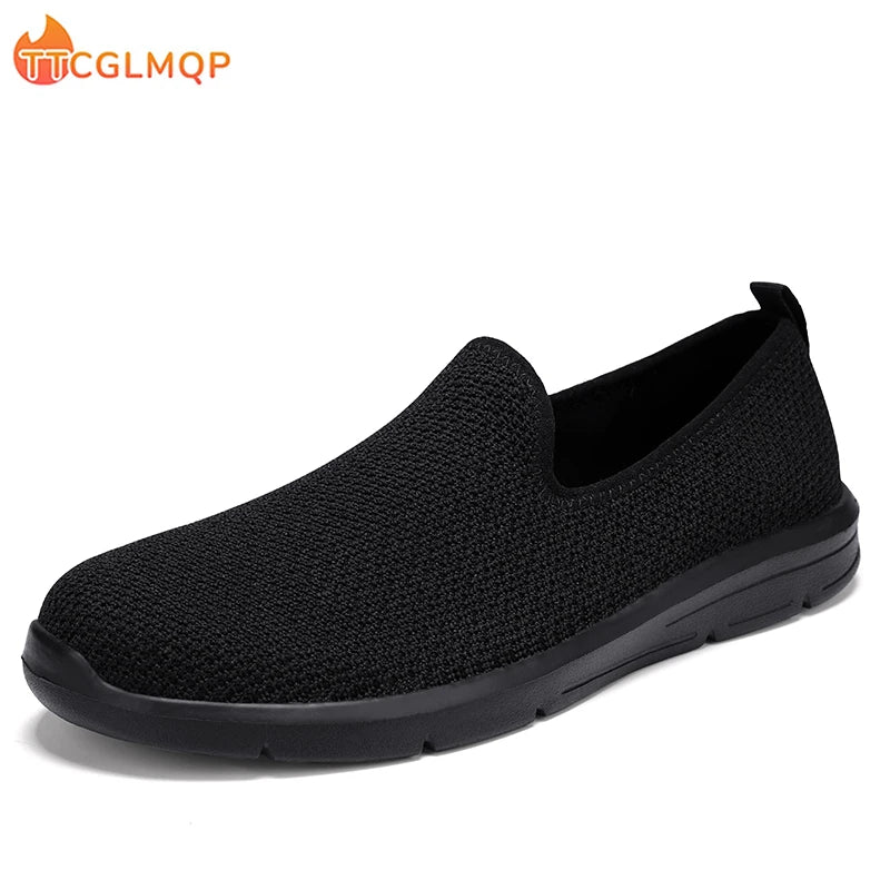 Summer Men’s Casual Shoes Breathable Canvas Sneakers For Men Outdoor Lightweight Walking Shoes Men’s Mesh Shoes Loafers Big Size