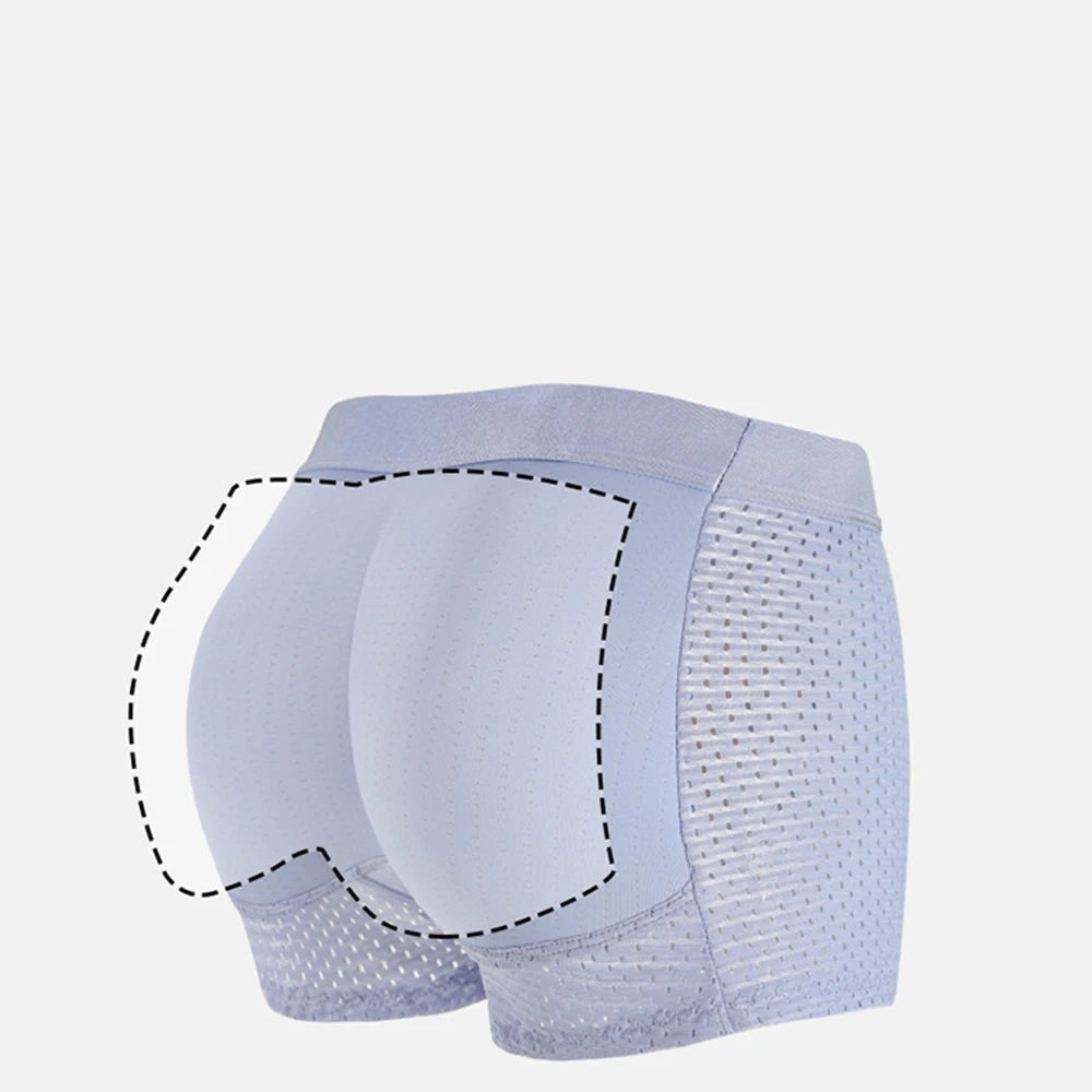 Daily Home Men Underwear Stretchy Trunks Underpants Breathable Butt Lifter Buttocks Casual Comfortable Enhancer