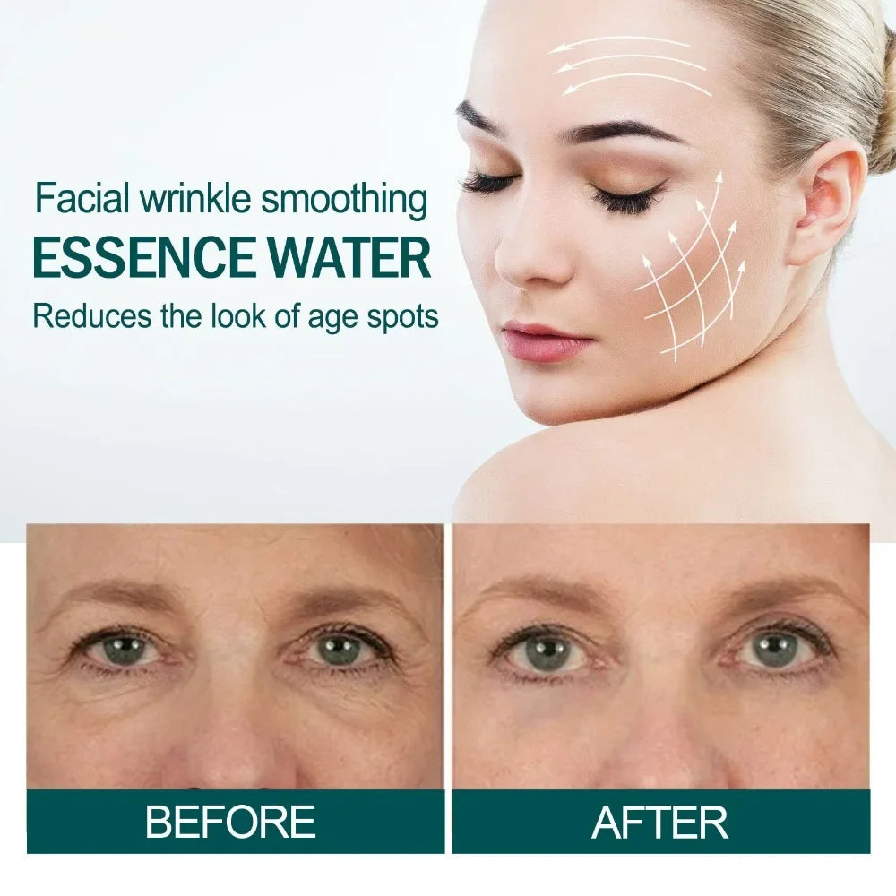 Rose Facial Wrinkle Mist Anti-Aging Firming & Lifting Fade Fine Lines Improve Puffiness Moisturizing Brightening Skin Care