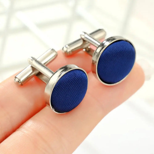 Commercial Accessories Novelty Stylish Wedding Plain Round Apparel Clothes Buttons Shirt Cuff Links Mens Cufflinks