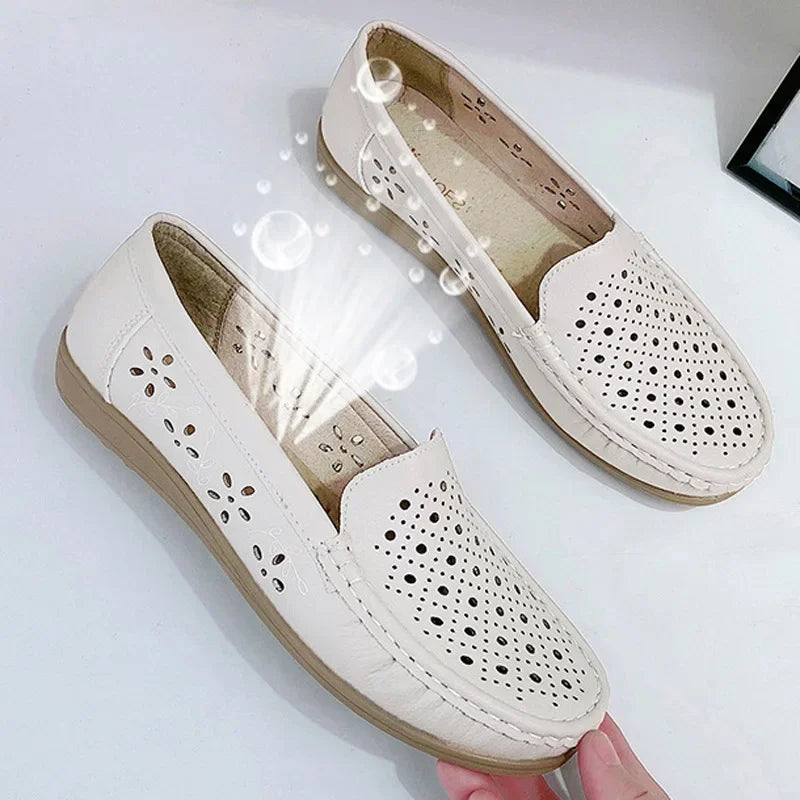 BCEBYL Summer New Fashion Round Toe Nurse Shoes Soft Sole Non-slip Sandals Flat Shoes Breathable Casual Sports Women's Shoes