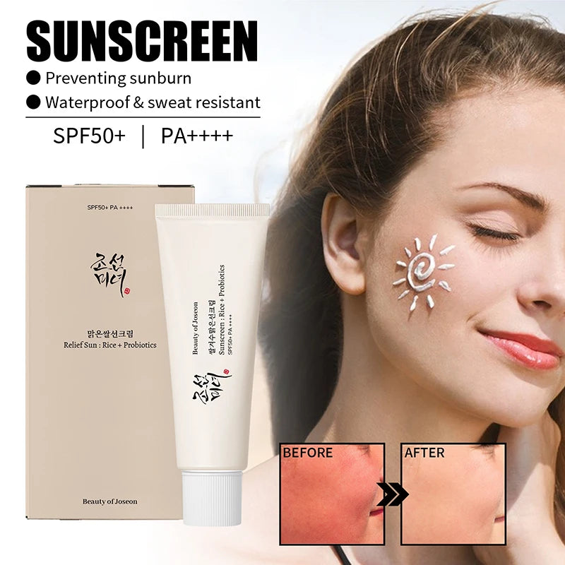 Makeup Sunscreen Whitening Refreshing Moisturizing Non Stick To Hands Anti UV Skin Facial Sunscreen Waterproof And Anti Sweat