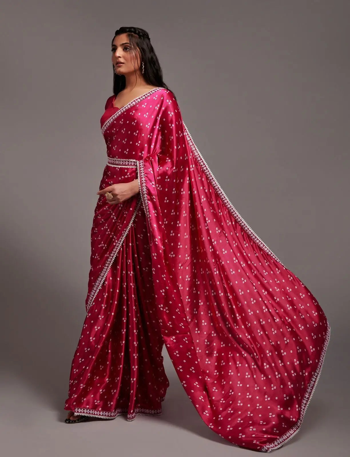 Indian Pakistani Saree Blouse Party Wear Bollywood Traditional Sari