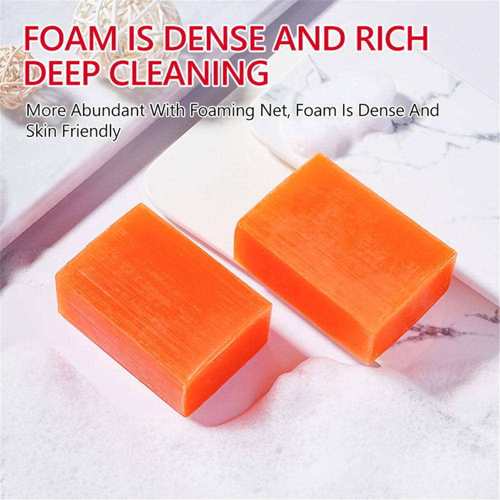 Disaar Kojic Acid Soap 120g Fix Dark Spots Brighten Skin Handmade Soap Deep Cleansing Face & Body Moisturizing Soap