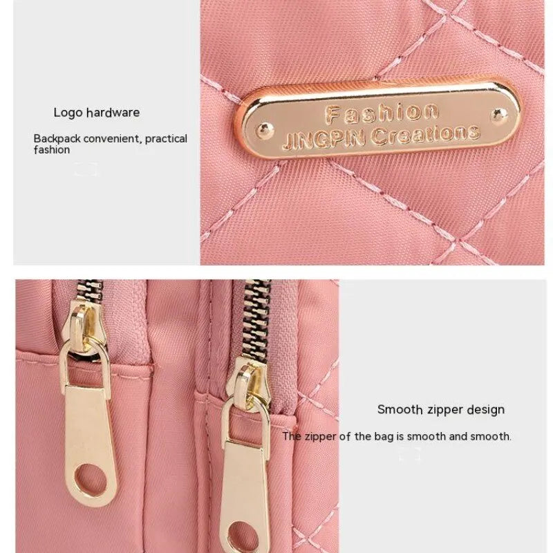 2023 New Korean Style Fashion Crossbody Bag Girls Sports Style Chest Bag Women’s Street Oxford Cloth Simple Versatile Chest Bag