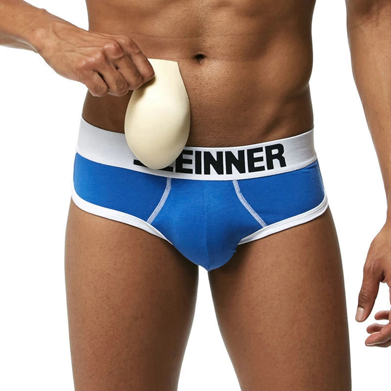 New Men Sexy Panties Bulge Pad Enhancer Cup Insert for Swimwear Underwear Underpant Briefs Shorts Sponge Pouch Push Up Pad