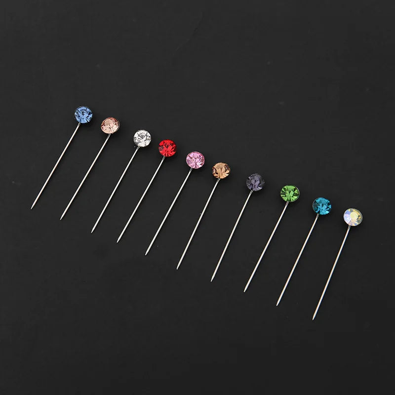 30pcs/lot Islamic Colorful Brooch Headscarf Shawl Scarf Lady Muslim Fixed Pins Scarf Hijab Clips Brooch For Women Jewelry