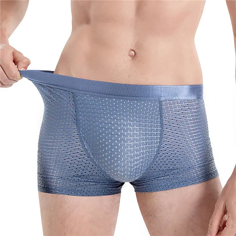 Seamless Fake Buttocks Men'S Boxers Latex Shaping Underwear Hip Lifting Hip Beautifying Peach Hips Men Shaped Underpants Shorts