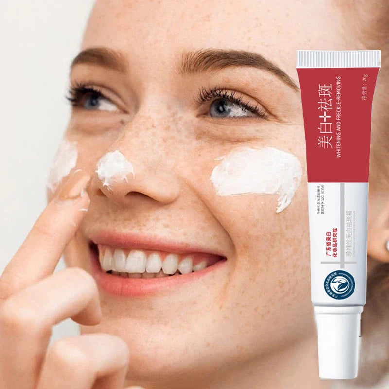 Freckle Whiten Cream Effective Removing Spot Eliminate Brown Stain Melasma Melanin Blemishes Lighten Moisturiser Face Skin Care