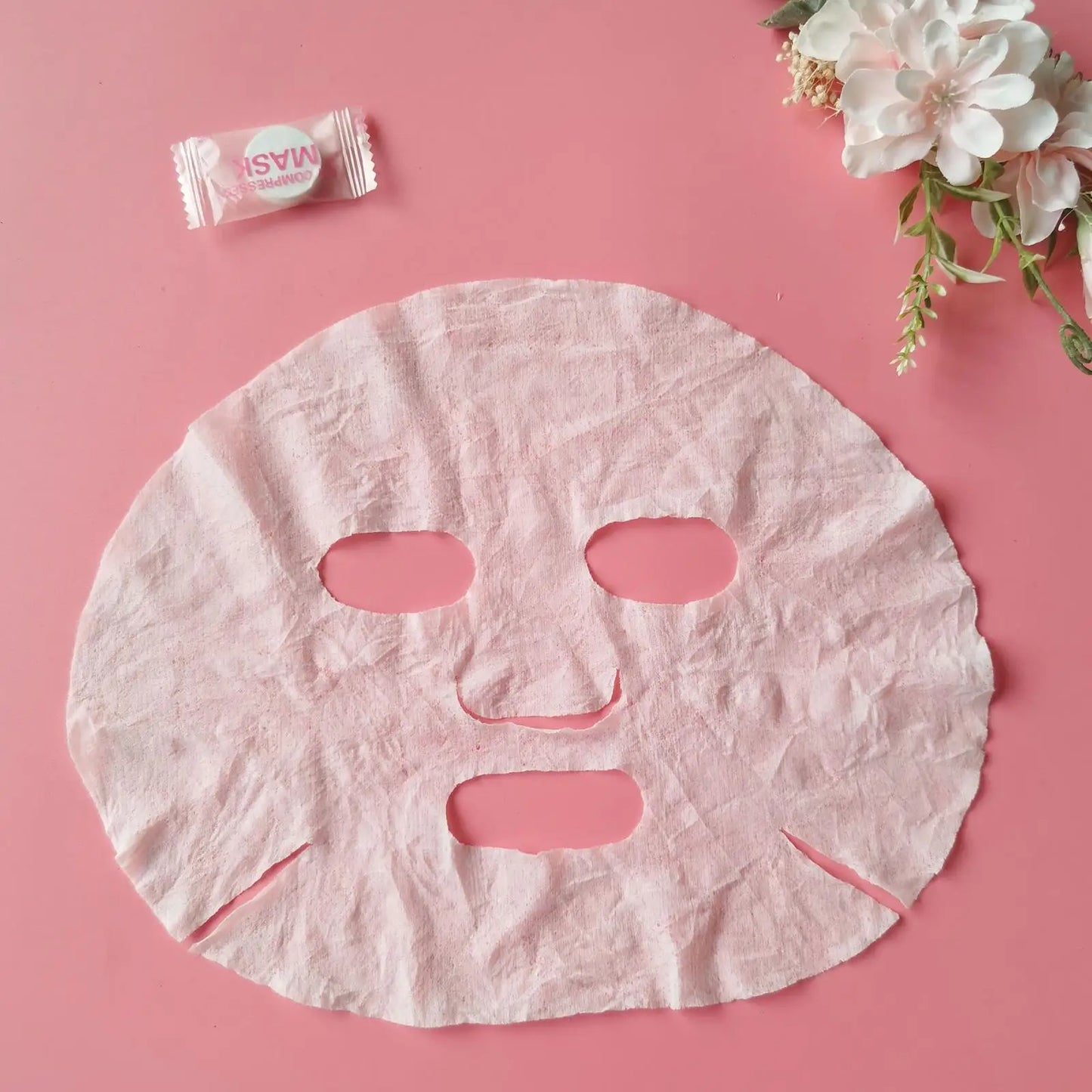 50pcs/Bag Travel Outdoor Pure Cotton Non Woven Compressed Disposable Facial Towel Sheet Cloth Wet Wipes Tissue Mask Makeup Clean
