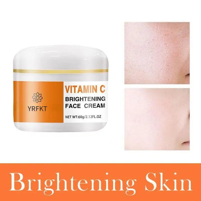 2022 vitamin C Brightening Cream improves black spot whitening cream to repair faded skin, freckles and melanin skin