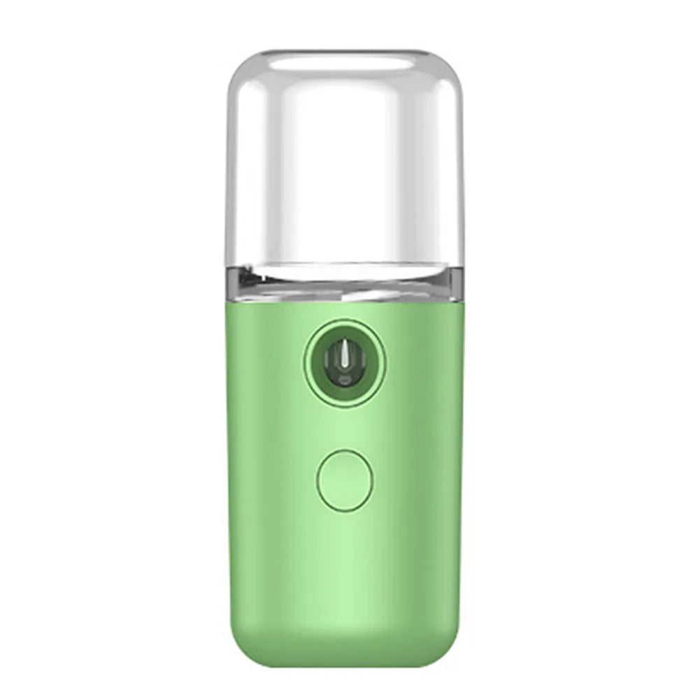 30ml Nano Mist Sprayer USB Rechargeable Nano Facial Steamer Cool Mist Facial Steamer for Eyelash Extensions for Skin Care Makeup