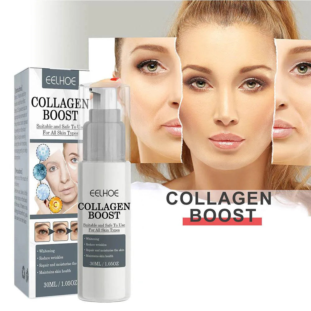 1/2pcs 30ml Collagen Boost Firming Essence Cream Fade fine lines Face brightening lightining Serum Cream skin care for women