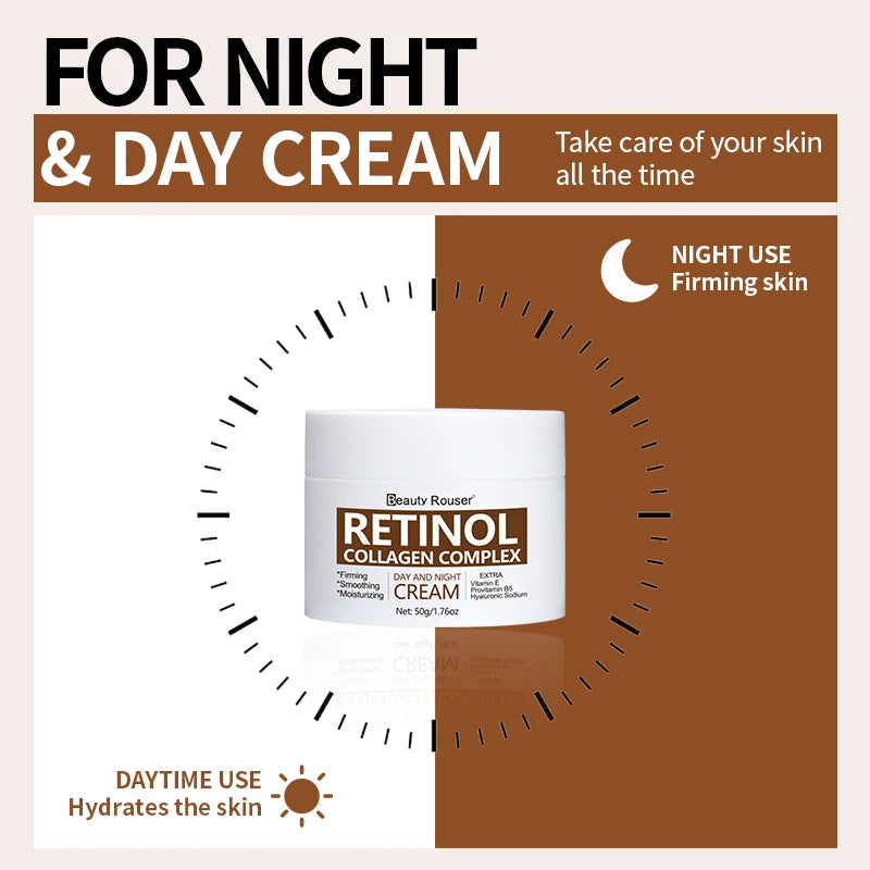1.76oz Advanced firming Cream with retinol extract, used day and night to tighten skin, moisturize and close pores