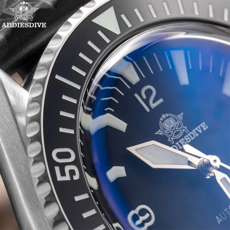 ADDIESDIVE Business Men's Watch Sapphire Crystal 200m Dive Reloj Hombre NH35 Luminous Automatic Mechanical Watches reloj hombre
