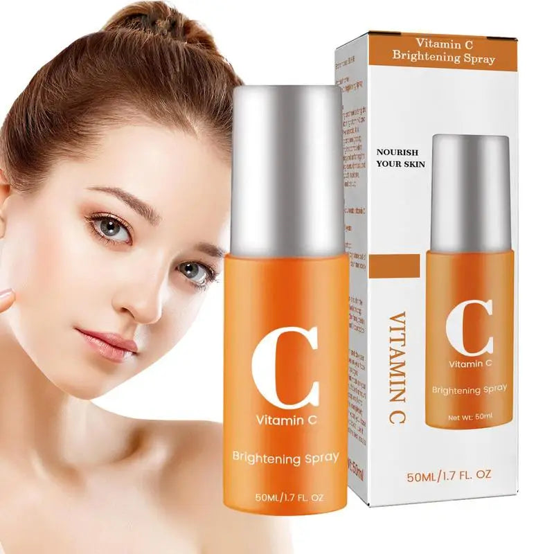 50ml Vitamin C Toner Brightening Facial Spray Moisturizing Face Serum Shrink Pores Oil Control Whitening Skin care
