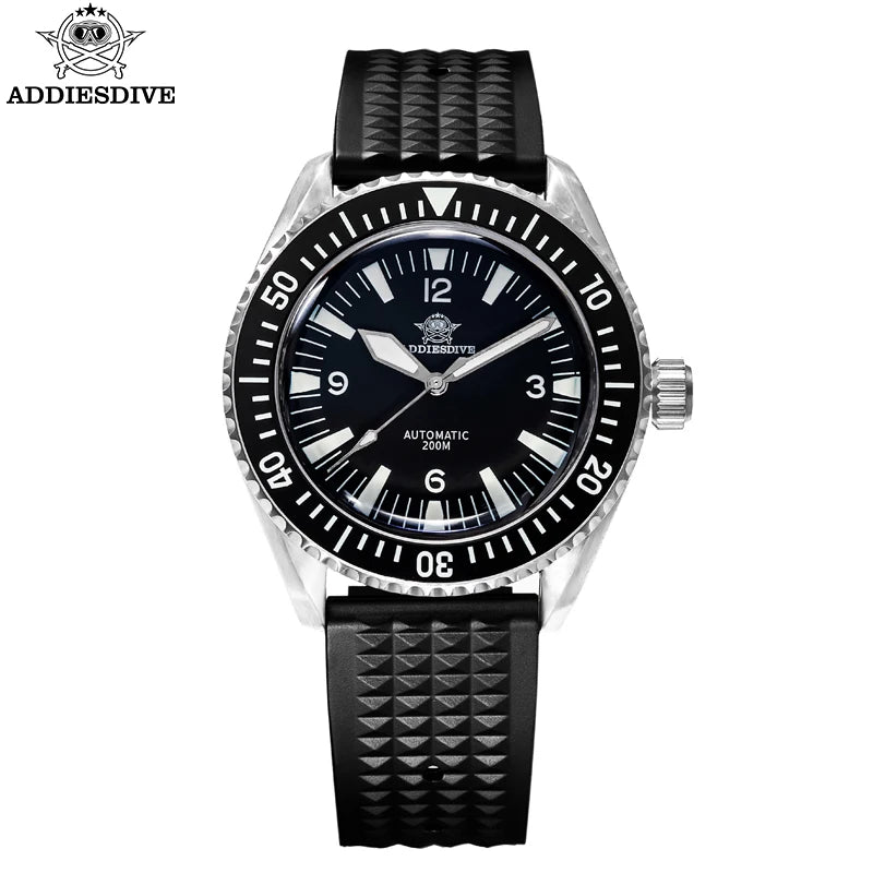 ADDIESDIVE Business Men's Watch Sapphire Crystal 200m Dive Reloj Hombre NH35 Luminous Automatic Mechanical Watches reloj hombre