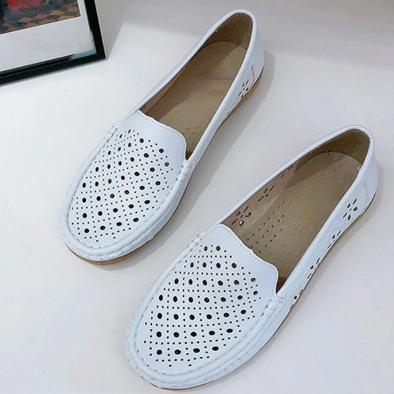 BCEBYL Summer New Fashion Round Toe Nurse Shoes Soft Sole Non-slip Sandals Flat Shoes Breathable Casual Sports Women's Shoes
