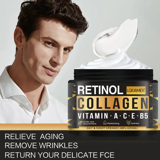 Collagen & Retinol Cream Anti Aging Whitening Cream Face Moisturizer Anti Wrinkle Day & Night Retinol Moisturizer Face Cream