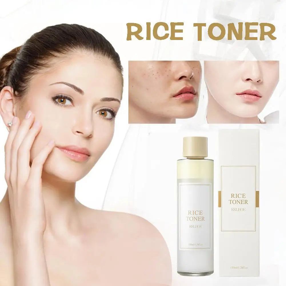 Rice Face Toner For Glowing Skin Deep Hydration Anti-Aging Pore Shrinking Serum Dark Spot Remover Repair Skin Barrier Skin Care
