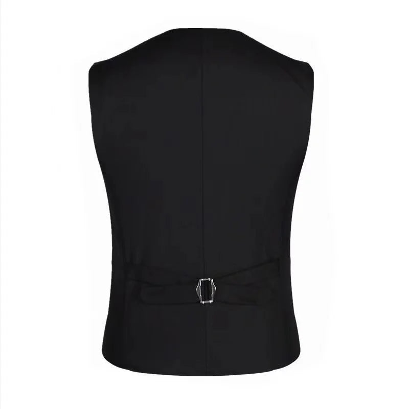 7XL High Quality Dress Vests For Men Slim Fit Mens Suit Vest Male Waistcoat Gilet Homme Casual Sleeveless Formal Business Jacket