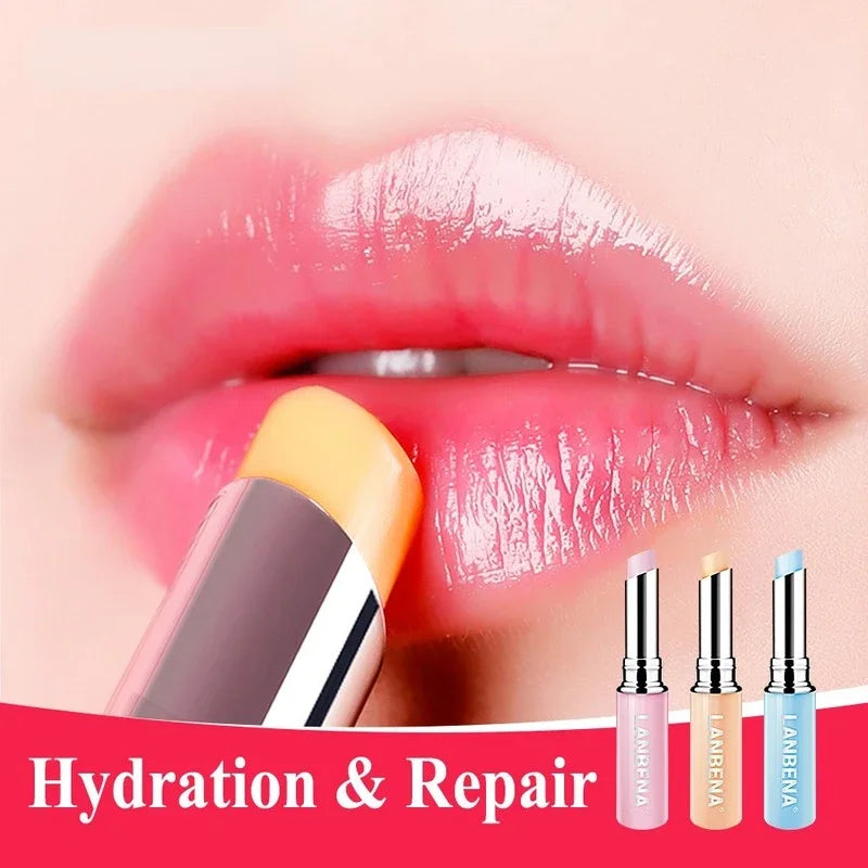 1PC Moisturizing Lip Balm Aloe Vera Lipstick Color Changing Long Lasting Lipsticks Moisture Lips Care Oil Cosmetics Makeup